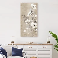 Soft Floral Branches II Canvas Art Print, 20x40