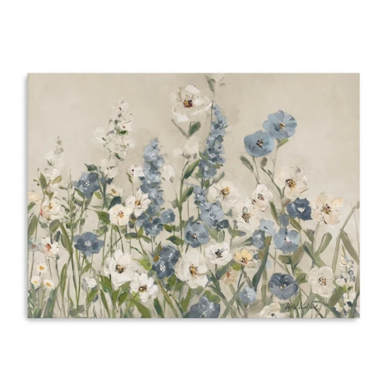Field of Blue Canvas Art Print
