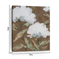 Mocha Garden Canvas Art Print, 16x20