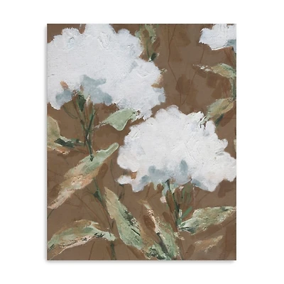 Mocha Garden Canvas Art Print, 16x20