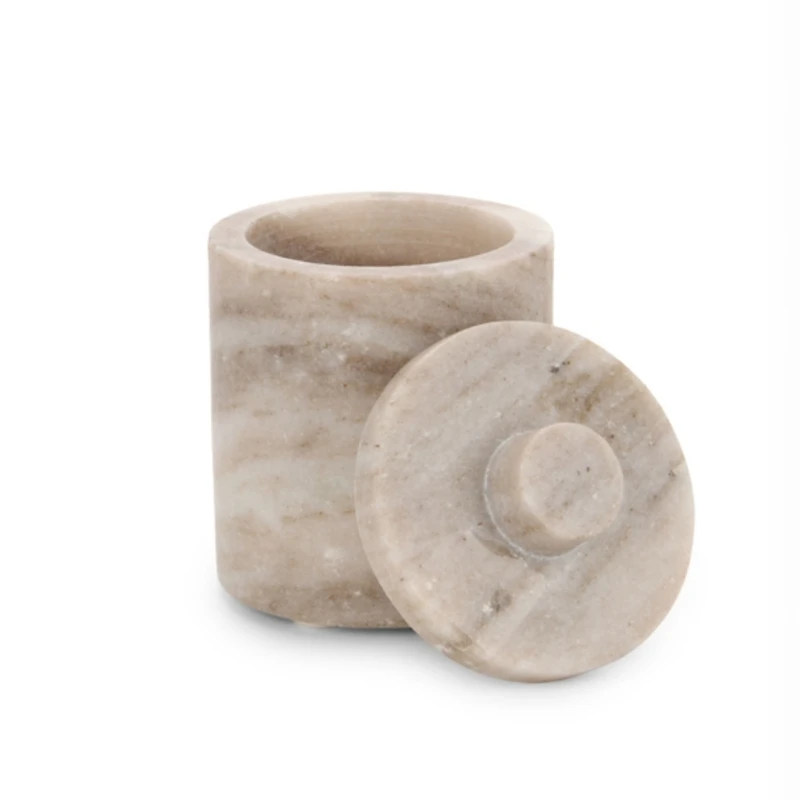 Gray Marble Decorative Jar