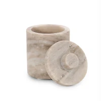 Gray Marble Decorative Jar
