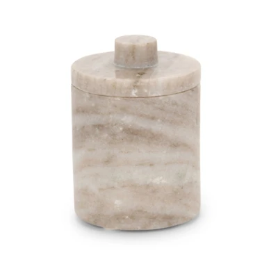 Gray Marble Decorative Jar