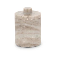 Gray Marble Decorative Jar