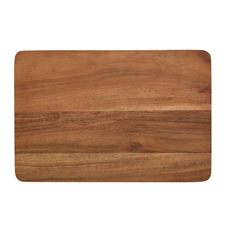 Large Acacia Wood Pedestal Riser