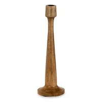Mango Wood Taper Candle Holder, 16 in.