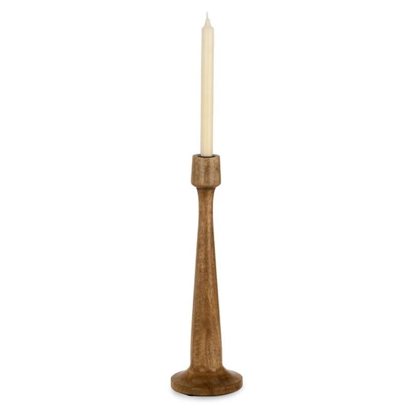 Mango Wood Taper Candle Holder, 16 in.