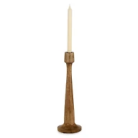 Mango Wood Taper Candle Holder, 16 in.
