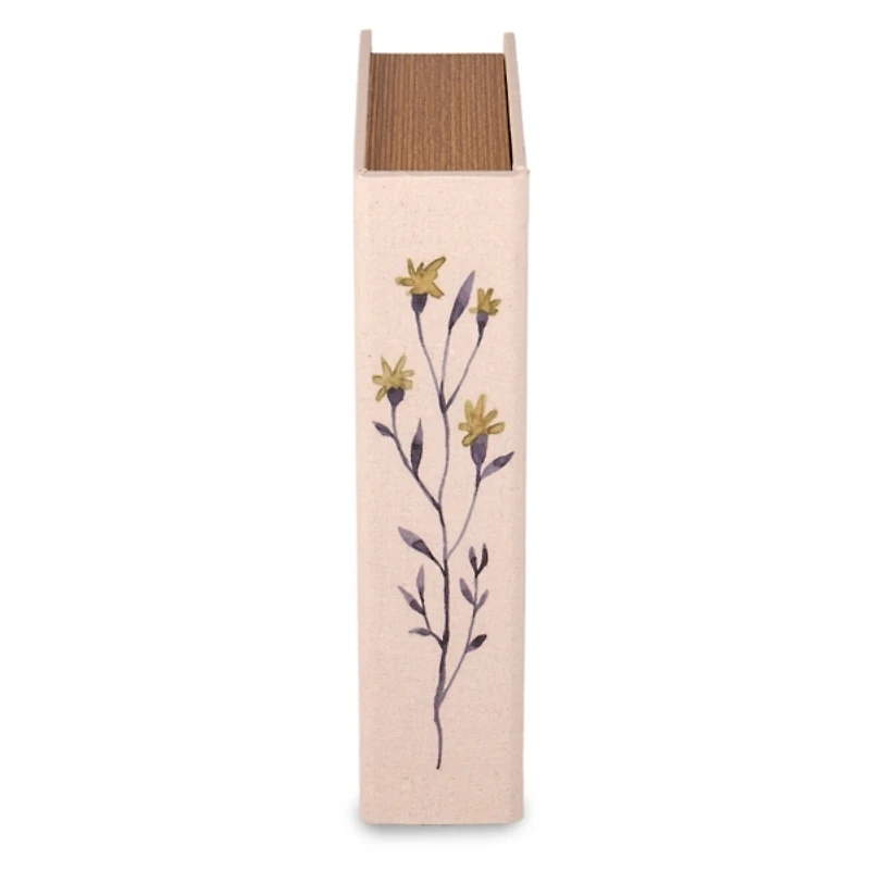 Large Wildflower Decorative Book Box