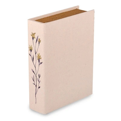Large Wildflower Decorative Book Box