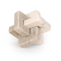 Two-Toned Marble Knot Sculpture