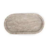 Beige Marble Decorative Tray