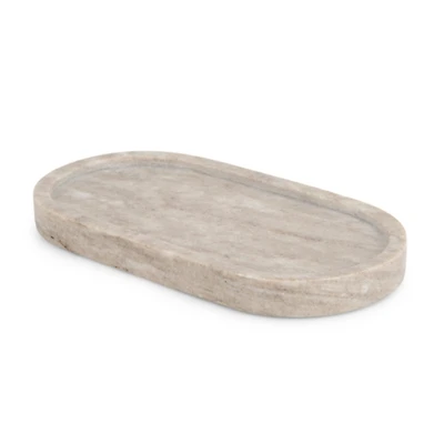 Beige Marble Decorative Tray