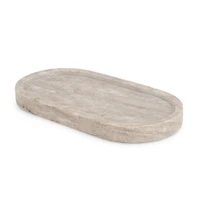 Beige Marble Decorative Tray