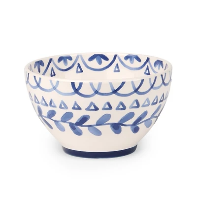 Blue Mosaic Ceramic Cereal Bowl