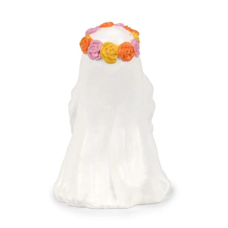 Poppy Flower Crown Ghost with Dog