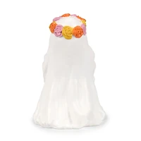 Poppy Flower Crown Ghost with Dog