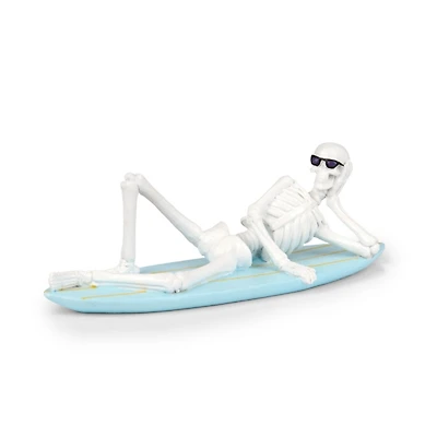 Billie Skeleton on Surfboard
