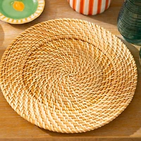 Natural Rattan Woven Charger