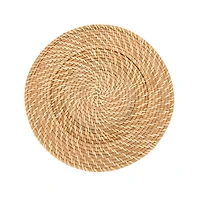 Natural Rattan Woven Charger