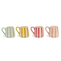 Ceramic Stripe Mugs