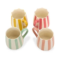 Ceramic Stripe Mugs