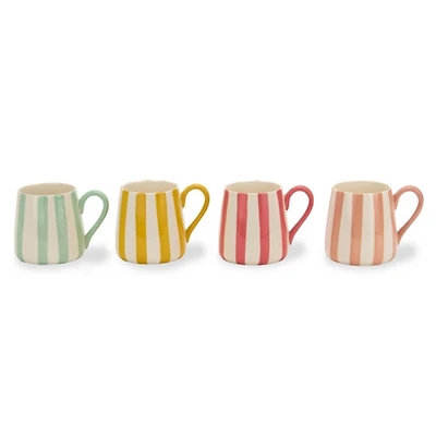 Ceramic Stripe Mugs