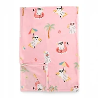 Summerween Drinks Plush Throw