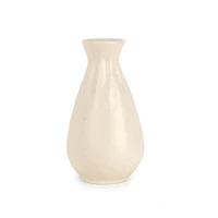 Cream Speckled Dolomite Vase