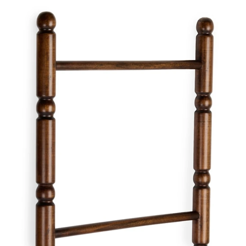 Brown Pine Wood Leaning Ladder