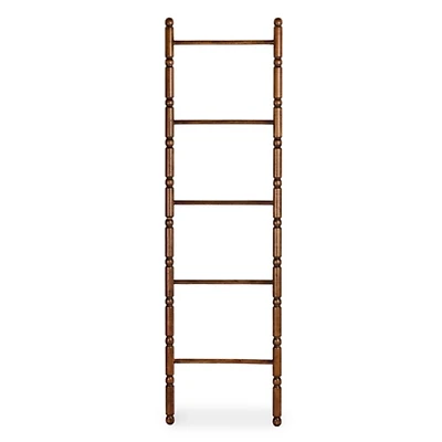 Brown Pine Wood Leaning Ladder