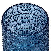 Blue Halo Double Old Fashioned Glass