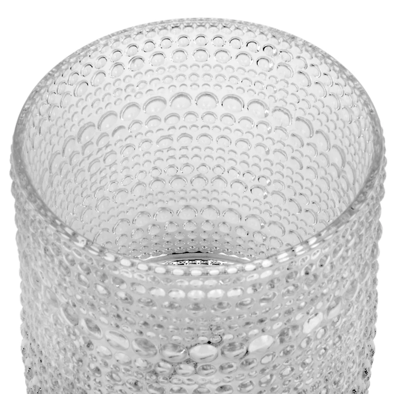 Clear Halo Double Old Fashioned Glass