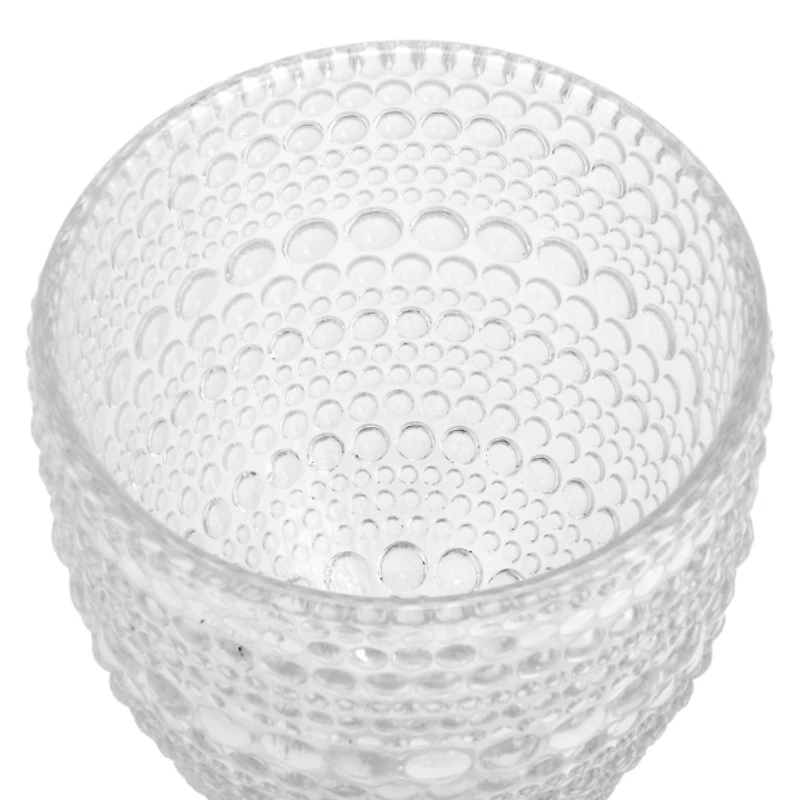 Clear Halo Glass Goblet