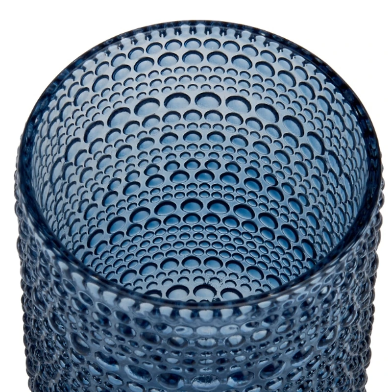 Blue Halo Tall Glass Tumbler