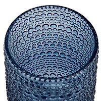 Blue Halo Tall Glass Tumbler