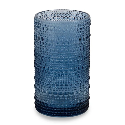 Blue Halo Tall Glass Tumbler