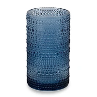 Blue Halo Tall Glass Tumbler