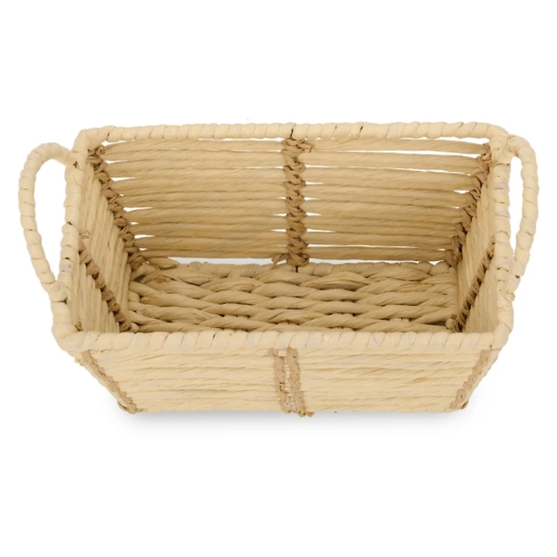 Natural Paper Stitched Basket