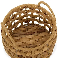 Round Natural Straw Basket, 5 in.