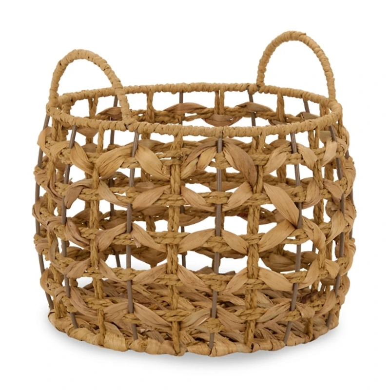 Round Natural Straw Basket