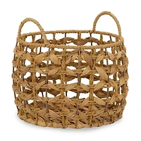 Round Natural Straw Basket