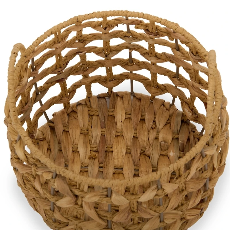 Round Natural Straw Basket