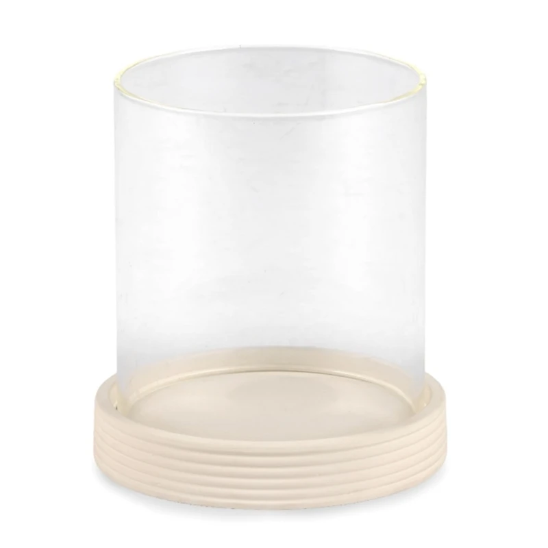 Cream Ceramic Base Hurricane