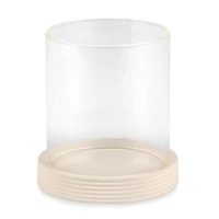 Cream Ceramic Base Hurricane