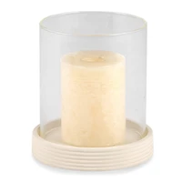 Cream Ceramic Base Hurricane