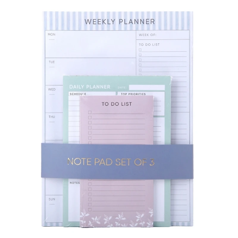 Planner Stationery 3-pc. Set