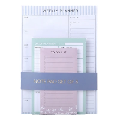 Planner Stationery 3-pc. Set