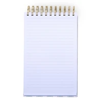 Blue Stripe Spiral Stationery Notebook