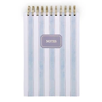 Blue Stripe Spiral Stationery Notebook